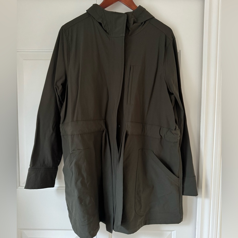 Kit and Ace Dark Olive Utility Jacket